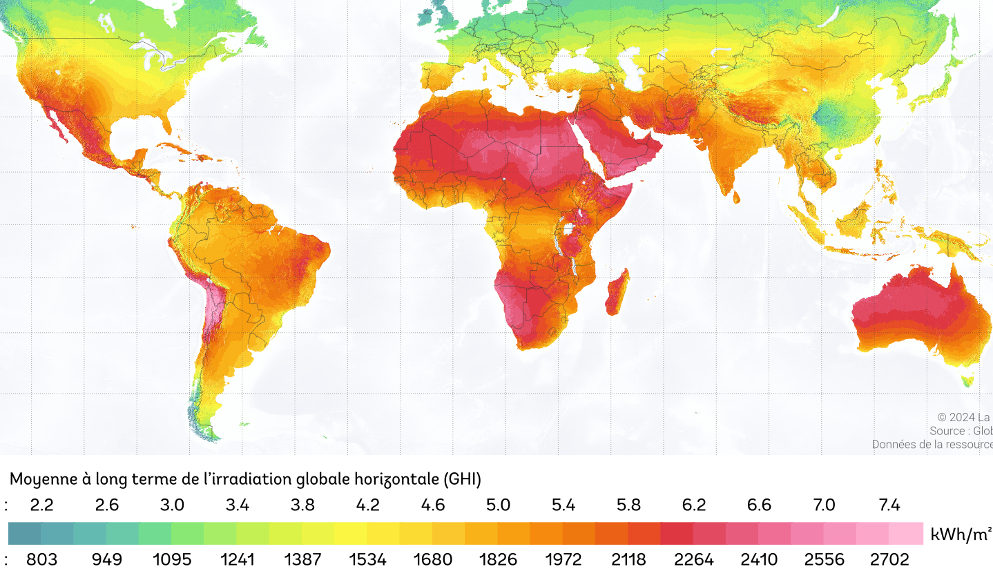 South Africa Solar Map