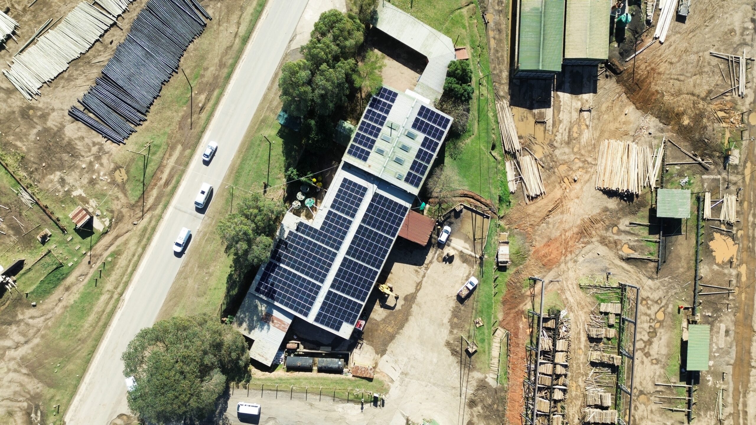 R&B Sawmills Grid Tied Solar System